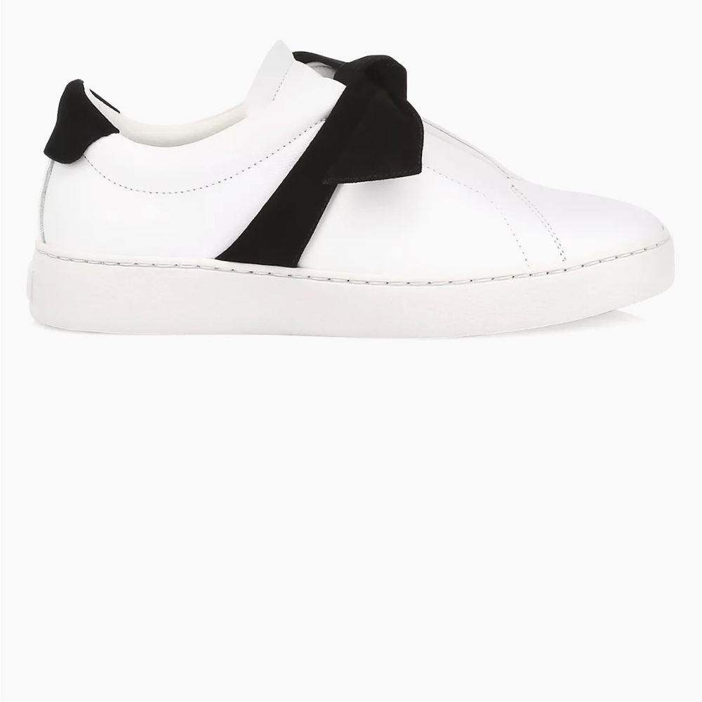 Alexandre Birman Clarita bow leather sneakers